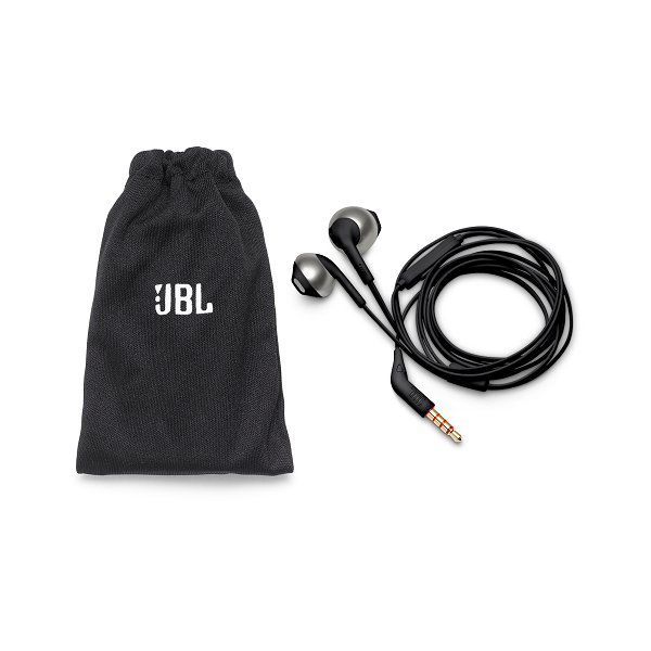 JBL slušalice sa mikrofonom, TUNE205, crne JBLT205BLK