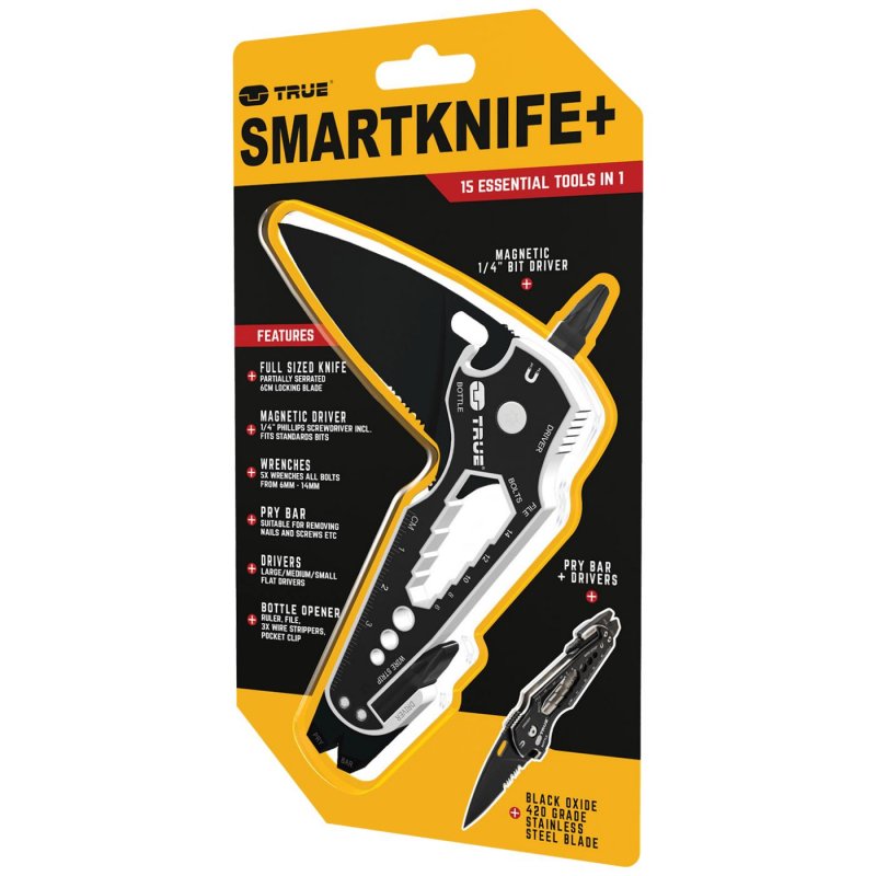 True džepni nož na preklapanje, 15 alata, Smartknife +