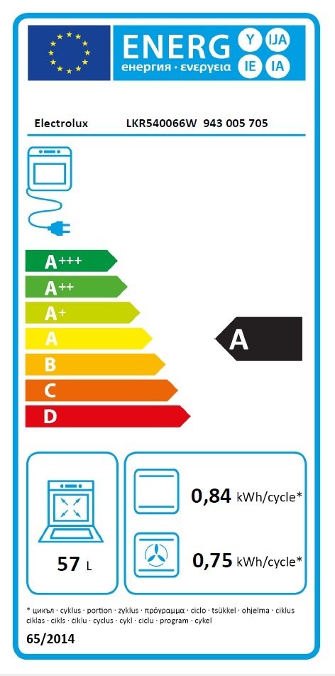 Electrolux staklokeramički štednjak LKR540066W