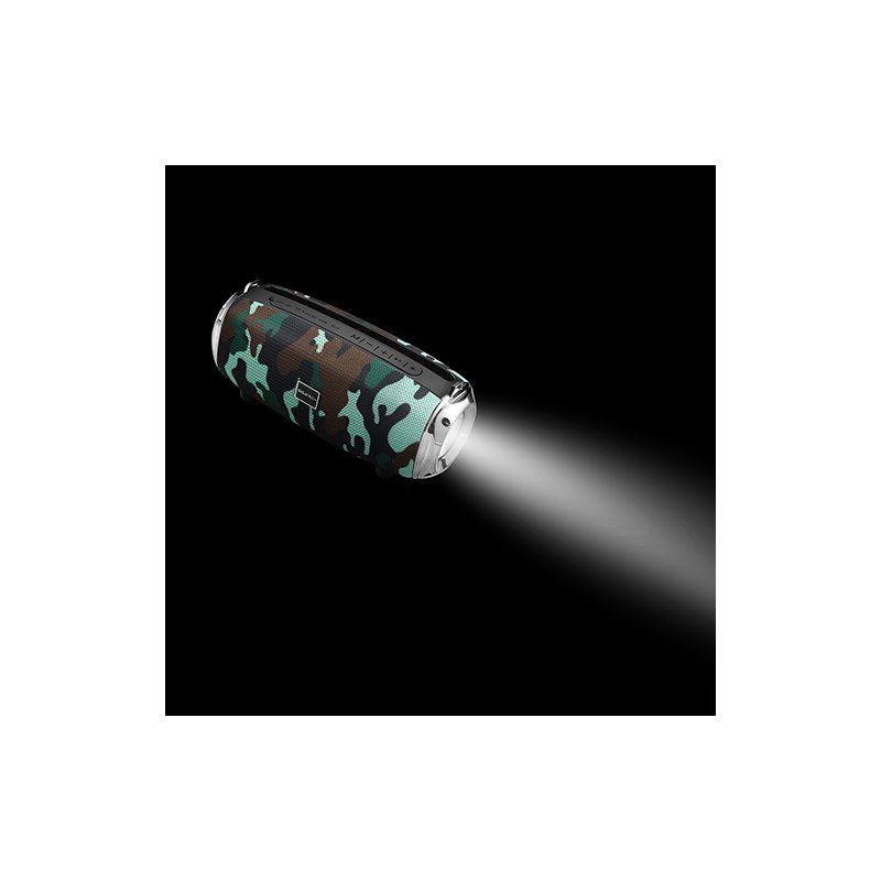 Gigatech bluetooth zvučnik s LED lampom, maskirno-zeleni, B222