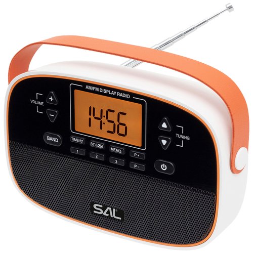 Radio prijemnik, AM/FM, alarm, LCD zaslon, 48898/SAL RPR4LCD