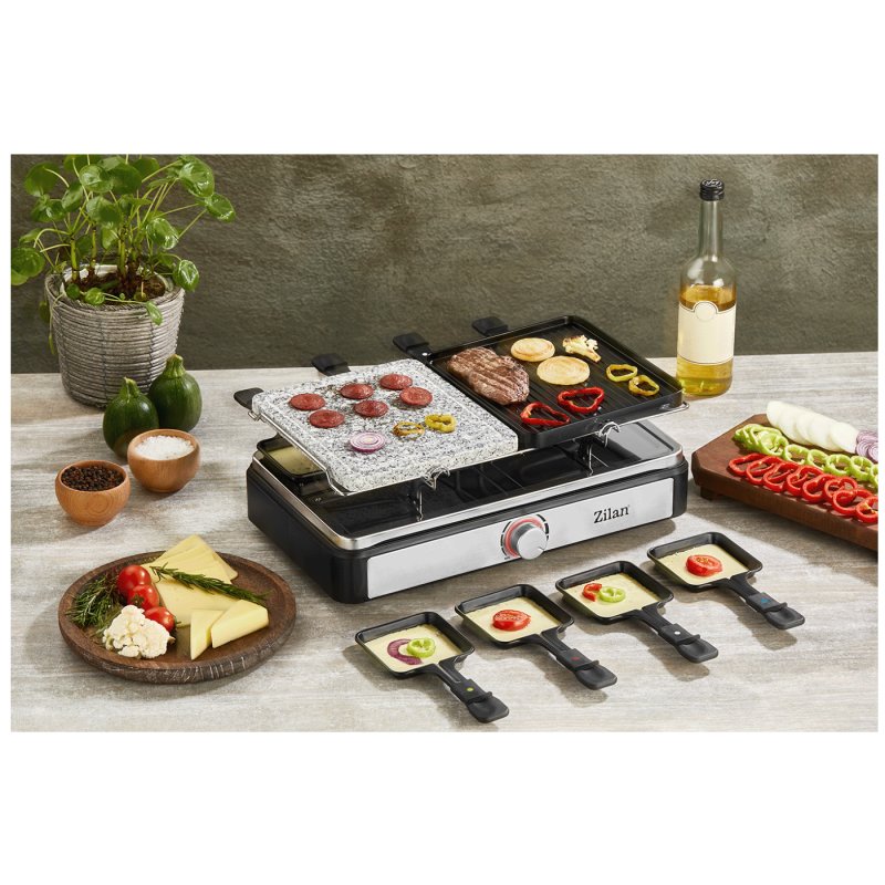 Zilan električni roštilj, Raclette, 2u1, 1400 W ZLN8863