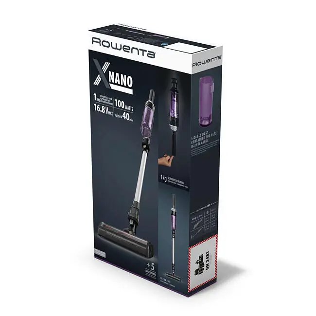 Rowenta štapni usisivač, 2u1, Accu, X-Nano, RH1129WO