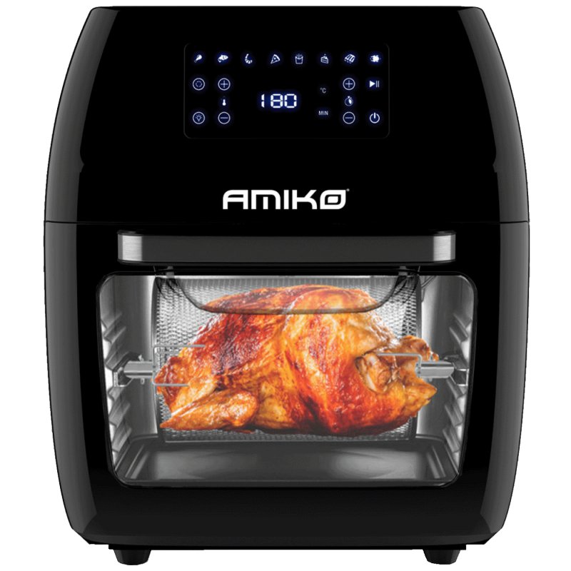 Amiko, Friteza na vrući zrak, sa grilom, 1700W, zapremina 12 l., 36639/AMIKO A80