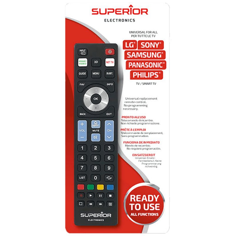Superior daljinski upravljač za LG/Sams/Sony/Phil/Panas. Smart TV