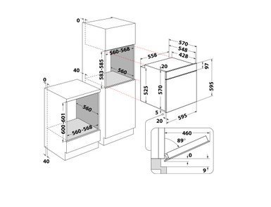 Indesit ugradbena pećnica IO 235H B