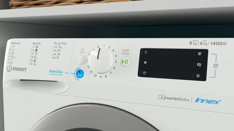 Indesit mašina za pranje i sušenje veša EWDE 751451 W EU N