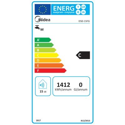 Midea bojler 50 litara D50-15FG
