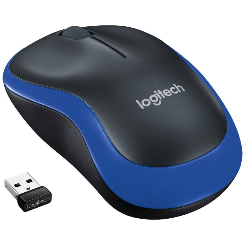 Logitech bežični miš, 2.4 GHz, 1000 dpi USB nano, Blue