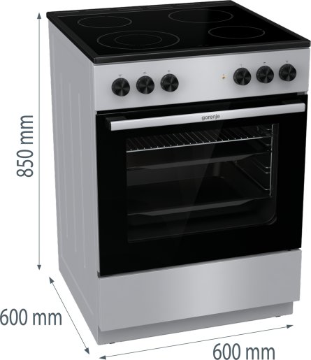 Gorenje staklokeramički štednjak GEC6A41SC