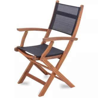 Fieldmann vrtna sklopiva stolica, drvo akacija FDZN 4201-T